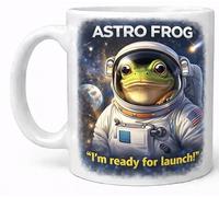 Astro Frog I’m Ready for Launch Funny Space Animal Coffee Cup Gift Mug