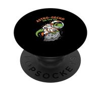 Astro Gecko On The Go Cosmic Astronaut Animal PopSockets Adhesive PopGrip