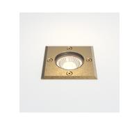 Astro Gramos Square Outdoor Ground Light - IP65 Rated - (Solid Brass), GU10 LED Lamp, Designed in Britain - 1312009 - 3 Years Guarantee