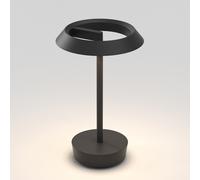 Astro Halo LED Touch Table Lamp - Matt Black