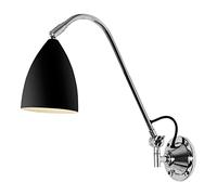 Astro Joel Grande Wall, Indoor Reading Light (Matt Black) E27/ES - Smart Bulb Compatible, Designed in Britain - 1223022-3 Years Guarantee