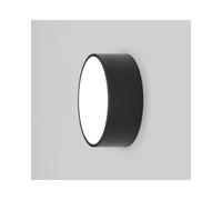 Astro Kea 150 Integrated LED Round Flush Bathroom Wall or Ceiling Light in Textured Black Finish