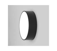 Astro Kea 250 Integrated LED Round Flush Bathroom Wall or Ceiling Light in Textured Black Finish