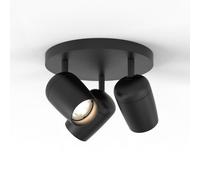 Astro Koto 3 Light Spotlight Plate - Matt Black