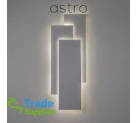 Astro LED Wall Mounted Decorative Modern Light 3000K Dimmable Matt White New