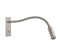 Astro Leo Single Light Switched Recessed LED Reading Light In Matt Nickel Finish