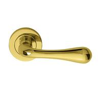 ASTRO LEVER ON CONCEALED FIX ROUND ROSE OTL (POLISHED BRASS)