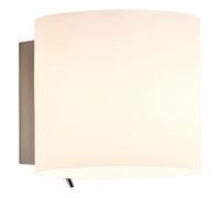 Astro LUGA, Dimmable Indoor Wall Light (White Glass) E14/SES - Smart Bulb Compatible, Designed in Britain - 1074001-3 Years Guarantee