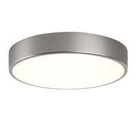 Astro Mallon LED Bathroom Ceiling Light - IP44 Rated - (Matt Nickel), LED Module, Designed in Britain - 1125015-3 Years Guarantee