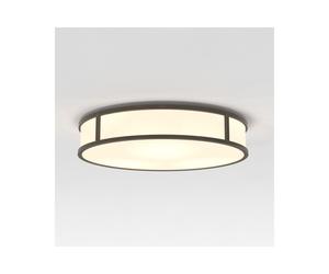 Astro Mashiko 3 Light Round 400 Flush Bathroom Ceiling Fitting in Bronze Finish
