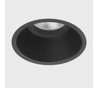 Astro Minima Single Light Fixed Recessed Ceiling Fitting In Black Finish