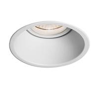 Astro Minima Single Light Fixed Recessed Ceiling Fitting In White Finish