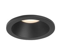 Astro Minima Round Fixed IP65 Bathroom Downlight - IP65 Rated - (Matt Black), GU10 Lamp, Designed in Britain - 1249017 - 3 Years Guarantee