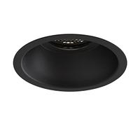Astro Minima Slimline Round Fire-Rated IP65 Fixed Downlight - Matt Black