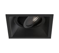Astro Minima Slimline Square Adjustable Fire-Rated Indoor Downlight (Matt Black), GU10 LED Lamp, Designed in Britain - 1249043-3 Years Guarantee