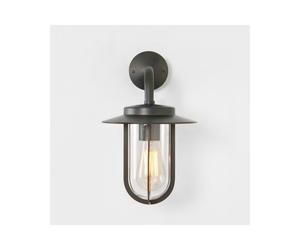 Astro Montparnasse Single Light Outdoor Wall Fitting in Bronze Finish