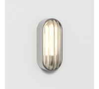 Astro Montreal Oval, Dimmable Outdoor Wall Light, IP44 Rated (Brushed Stainless Steel), Designed in Britain - 1032013 - 3 Years Guarantee
