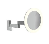 Astro Niimi Round LED Bathroom Magnifying Mirror - IP44 Rated - (Polished Chrome), LED Strip Lamp, Designed in Britain - 1163001 - 3 Years Guarantee
