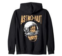 Astro-Nut - Funny Pun Peanut Astronaut Space Lover Zip Hoodie