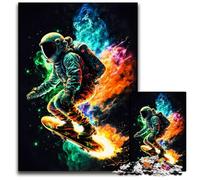 Astro on Fire 1000Pc Adults Jigsaw Puzzle cardboard Jigsaw Puzzles for Adults Interactive Family Game, Brain Challenge, Educational Toy 26X38CM/10.23x14.96inch