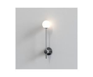 Astro Orb Single Light Bathroom Wall Fitting in Polished Chrome Finish