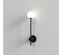 Astro Orb Single Wall Light - Matt Black