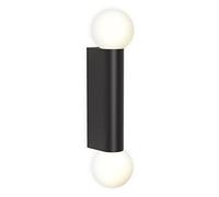 Astro Ortona Bathroom Twin Wall Light - Matt Black
