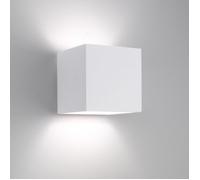 Astro Pienza 140 Single Light Ceramic Wall Fitting in White Finish