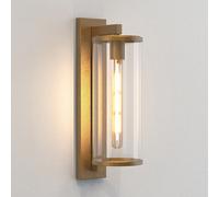 Astro Pimlico 500 Outdoor Wall Light (Antique Brass), E27/ES Lamp, Designed in Britain - 1413006-3 Years Guarantee