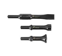 Astro Pneumatic Tool 49803 3-Piece Chisel & Hammer Bit Set .498 Shank