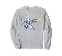 Astro Pop Space Man Retro Candy Advert Art Sweatshirt