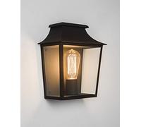 Astro Richmond Wall Lantern 235 Dimmable Outdoor Wall Light (Textured Black), E27/ES Lamp, Designed in Britain - 1340013-3 Years Guarantee