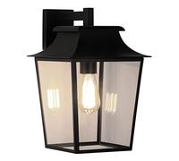 Astro Richmond Wall Lantern 254 Outdoor Wall Light (Textured Black), E27/ES Lamp, Designed in Britain - 1340011 - 3 Years Guarantee