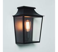 Astro Richmond Wall Lantern 285 Dimmable Outdoor Wall Light (Textured Black), E27/ES Lamp, Designed in Britain - 1340014-3 Years Guarantee