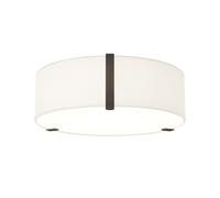Astro Salina 2 Light 400mm Round Flush Ceiling Fitting in White with Opal Diffuser