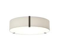 Astro Salina 3 Light 550mm Round Flush Ceiling Fitting in Putty with Opal Diffuser
