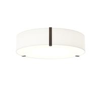 Astro Salina 3 Light 550mm Round Flush Ceiling Fitting in White with Opal Diffuser