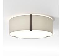 Astro Salina Round Flush Ceiling Light 400mm - Putty