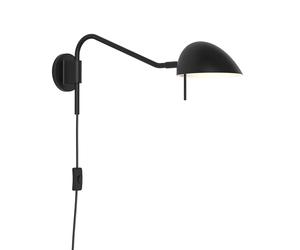 Astro Serge Plug-in Indoor Reading Light (Matt Black), G9 Lamp, Designed in Britain - 1476003-3 Years Guarantee