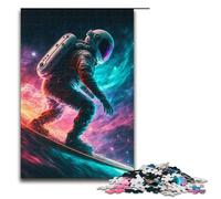 Astro Surfer Puzzles Pieces for Adults Jigsaw Puzzles Relaxing Entertainment Home Decor 1000 PCS(75x50cm)