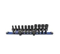 Astro Tools 78111 12pc 1/4" Square & Hex Drive Magnetic Universal 6pt Impact Socket Set for Impact Wrenches & Drivers