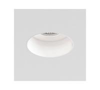 Astro Trimless Slimline Round Fire Rated IP65 Fixed Downlight - White