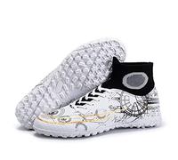 Astro Turf Football Boots Boys Professional Training High-Top Turf Shoes Mens Outdoor Indoor Sports Athletic Big Girls Spikes Trainers