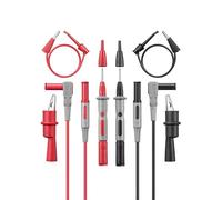 AstroAI 8Pcs Multimeter Test Leads Set with Alligator Clips