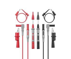 AstroAI 8Pcs Multimeter Test Leads Set with Alligator Clips