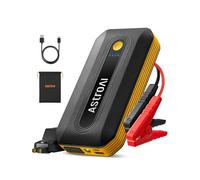 AstroAI B8 Car Battery Booster Jump Starter Power Pack for 12V Vehicles (7.0L Petrol / 5.5L Diesel) and Motorcycles, Car Jump Starter Power Bank, Includes LED Light & Full Accessories, Yellow
