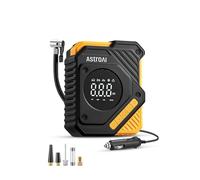AstroAI Car Tyre Inflator Air Compressor 12V DC, 150 PSI Digital Tyre Pump with Pressure Gauge, Large LCD Display, Smart Preset & Auto Stop, for Car, Motorcycle, Bike Tyres