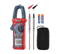 AstroAI Clamp Meter with NCV & Backlit, Auto-Ranging Digital Multimeter 2000 Counts Amp Voltage Tester with AC/DC Voltage, AC Current, Resistance, Capacitance, Continuity, Live Wire Test; CAT III 600V