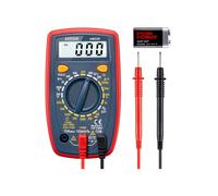 AstroAI Digital Multimeter Voltmeter Ohmmeter Ammeter Multi Tester Meter with Backlit LCD Electronic Test Meter Measures Voltage, Current, Resistance; Tests Continuity, Diode（Blue）