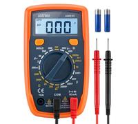 AstroAI Digital Multimeter 2000 Counts with Backlit LCD for Home, Orange